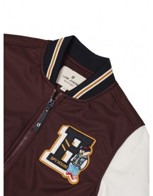 Boys Jacket Sporty Urban Wine